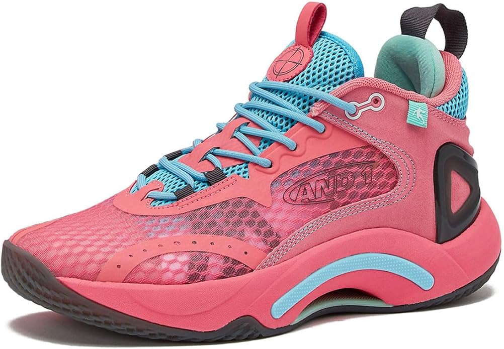 Scope Basketball Shoes for Women Men Mid Indoor Outdoor Basketball Sneakers Size 6 to 10 Women and Men 4 to 10 Men Pink Red or White