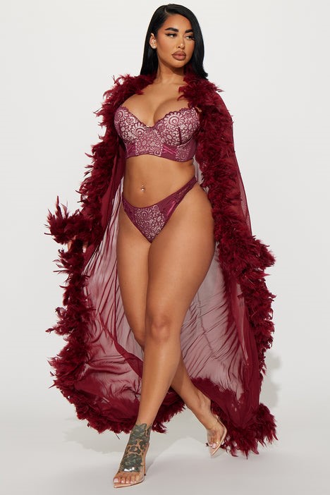 Light As A Feather Mesh Long Robe